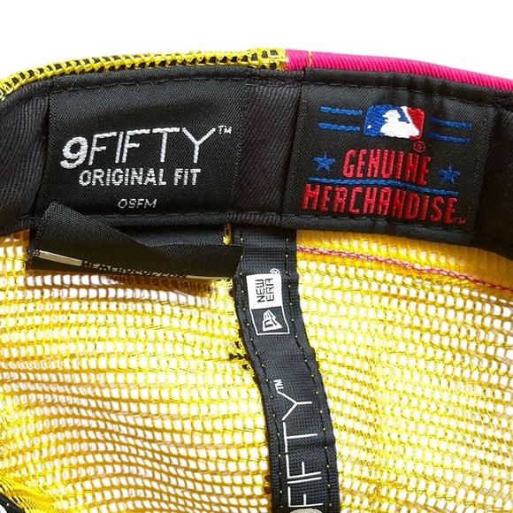 New York Yankees Snapback Hat Original Fit Yellow Floral Peace New Era 9Fifty - Picture 11 of 13